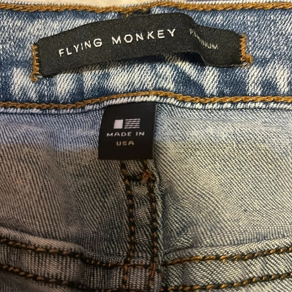 Flying Monkey Platinum Buckle Jeans Size 26 - Picture 7 of 8